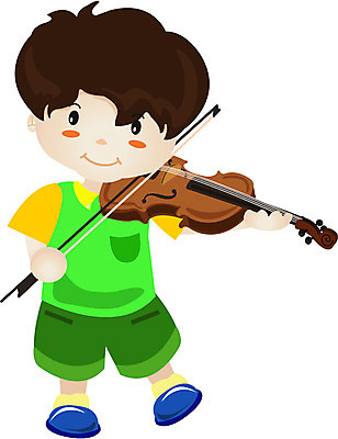 EPS 전신 클립아트 남자 초등학생 어린이 악기 음악 연주 일러스트 현악기 한명 서기 들기 사람 소년 바이올린 남자만 남자한명만 어린이만 소년만 소년한명만 국내일러스트 1 학생 모션 문화예술 파일형식 벡터