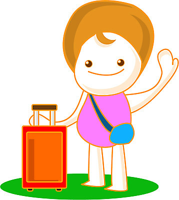 EPS 전신 클립아트 여자 초등학생 어린이 여행 일러스트 휴가 한명 서기 사람 소녀 여름휴가 바캉스 여행가방 여자만 여자한명만 어린이만 소녀만 소녀한명만 국내일러스트 1 학생 가방 모션 파일형식 벡터 여름_계절