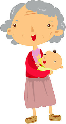 EPS 전신 클립아트 여자 노년 할머니 일러스트 가족 손자 손녀 대가족 한명 서기 사람 아기 실버 여자만 여자한명만 국내일러스트 1 남자 관계 모션 성인 손주 파일형식 벡터