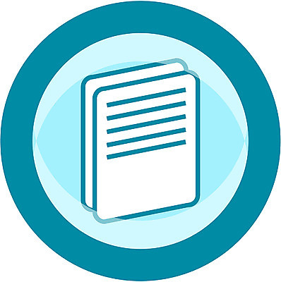 EPS 아이콘 종이 컬러 문구용품 사람없음 사무용품 메모지 원형 편지지 문서 청록색 낱장 두장 2D아이콘 도형 2 편지 오브젝트 파일형식 벡터