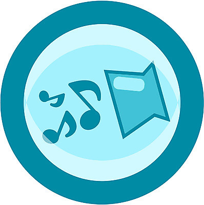 EPS 아이콘 문자 기호 음악 컬러 음표 사람없음 스피커 소리 원형 청록색 오디오 스테레오 2D아이콘 도형 음향기기 문화예술 전자제품 파일형식 벡터