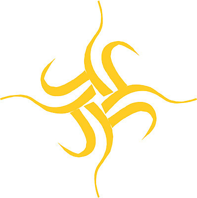 EPS 클립아트 모양 문양 디자인 컬러 백그라운드 무늬 일러스트 사람없음 노란색 소용돌이 회오리 국내일러스트 파일형식 벡터