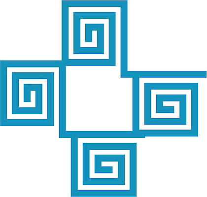 EPS 클립아트 모양 한국문화 한국전통 문양 디자인 컬러 백그라운드 무늬 패턴 일러스트 한국 사람없음 파란색 전통문양 격자 문살무늬 국내일러스트 동양문화 전통 아시아 문살 파일형식 벡터