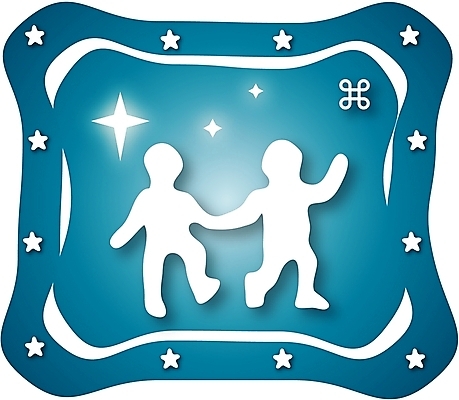 EPS 전신 클립아트 문자 기호 남자 별 상징 컬러 일러스트 서기 사람 두명 손잡기 별자리 운세 쌍둥이 그림 청록색 쌍둥이자리 남자만 국내일러스트 자연요소 가족 모션 파일형식 벡터