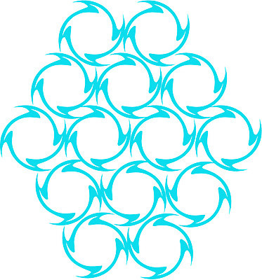 EPS 클립아트 문양 디자인 컬러 하늘색 백그라운드 무늬 패턴 일러스트 사람없음 소용돌이 회오리 원형 도형문양 국내일러스트 도형 파란색 파일형식 벡터