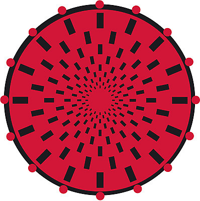 EPS 클립아트 문양 디자인 컬러 백그라운드 무늬 패턴 일러스트 사람없음 빨간색 검은색 원형 도형문양 기하학 국내일러스트 도형 파일형식 벡터