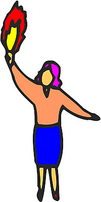 EPS 전신 클립아트 여자 일러스트 비즈니스 불 불꽃 한명 서기 들기 사람 20대 성인 직장인 비즈니스우먼 성화 횃불 여자만 여자한명만 성인여자만 청년만 청년여자만 성인한명만 청년여자한명만 성인여자한명만 성인만 국내일러스트 자연요소 직업 1 모션 청년 도구 파일형식 벡터