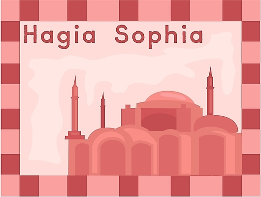 EPS 클립아트 해외 시설물 건축물 알파벳 영어 건축 나라 아시아 컬러 외국문화 여행 백그라운드 고건축 일러스트 중동 해외건축 휴가 이스탄불 사람없음 빨간색 관광지 성당 동양건축 아야소피아 비잔틴 터키건축 지명 튀르키예 국내일러스트 문자 문화 종교건축 제국 파일형식 벡터 동양
