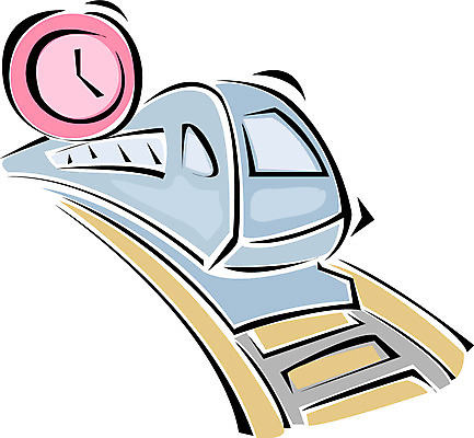 EPS 클립아트 산업 육상교통 교통수단 시계 일러스트 대중교통 사람없음 기찻길 기차 운송업 시간 전철 속도 철도의날 국내일러스트 교통 파일형식 벡터 법정기념일