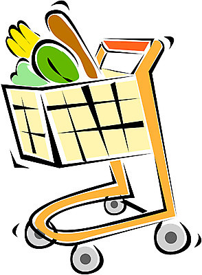 EPS 아이콘 음식 생활용품 과일 사람없음 쇼핑 장보기 카트 쇼핑카 장바구니 2D아이콘 바구니 오브젝트 파일형식 벡터
