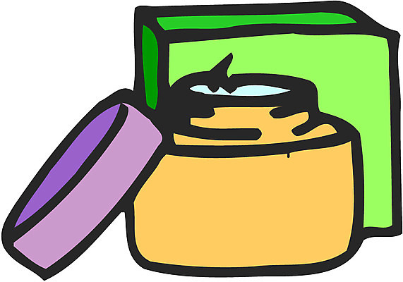 EPS 아이콘 생활용품 사람없음 한개 화장 뷰티 화장품 뚜껑 오픈 용기 오브젝트 여성용품 영양크림 2D아이콘 1 그릇 파일형식 벡터