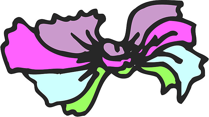 EPS 아이콘 잡화 리본 장신구 사람없음 한개 머리핀 오브젝트 여성용품 리본핀 2D아이콘 1 파일형식 벡터