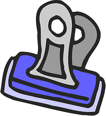 EPS 아이콘 문구용품 집게 사람없음 한개 사무용품 오브젝트 클립 종이집게 2D아이콘 1 파일형식 벡터