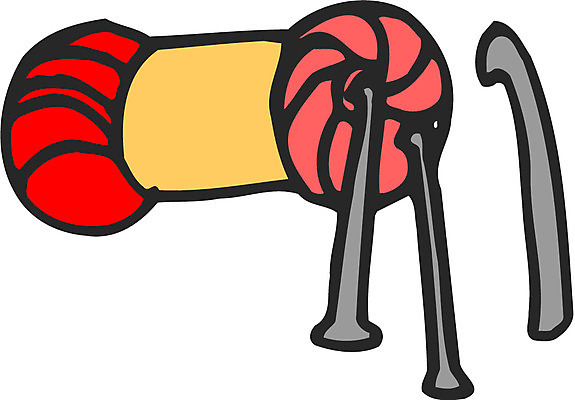 EPS 아이콘 생활용품 사람없음 바늘 뜨개질 털실 실 코바늘 2D아이콘 취미 도구 오브젝트 파일형식 벡터