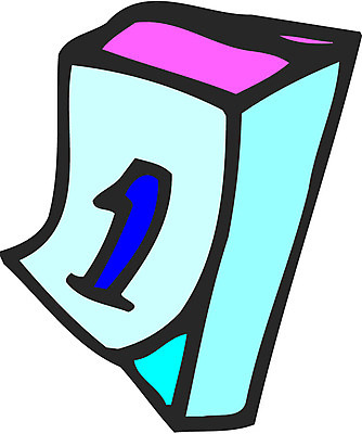 EPS 아이콘 종이 생활용품 사람없음 한개 사무용품 달력 날짜 1일 2D아이콘 1 문구용품 오브젝트 파일형식 벡터