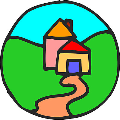 EPS 주간 클립아트 시설물 현대건축 건축 길 백그라운드 일러스트 주택 초원 사람없음 야외 오솔길 국내일러스트 자연요소 건축물 건물 파일형식 벡터