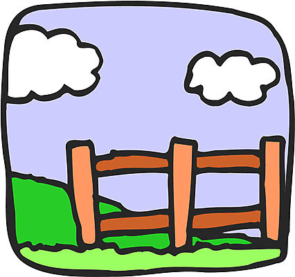 EPS 주간 클립아트 구름 백그라운드 일러스트 자연 하늘 풍경 초원 사람없음 야외 울타리 맑음 국내일러스트 자연요소 날씨 담장 생태계 파일형식 벡터