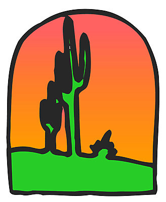 EPS 클립아트 식물 백그라운드 일러스트 자연 선인장 풍경 사람없음 야외 노을 일몰 사막 국내일러스트 자연요소 생태계 파일형식 벡터