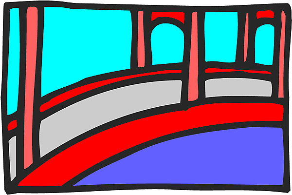 EPS 클립아트 시설물 현대건축 건축 백그라운드 일러스트 교통시설 사람없음 야외 컬러풀 가교 국내일러스트 건축물 컬러 교통 시설 파일형식 벡터