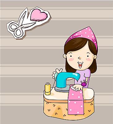 EPS 라이프스타일 여자 가사 일러스트 가족 가위 한명 사람 20대 성인 실 천 재봉틀 주부 여자만 여자한명만 성인여자만 청년만 청년여자만 성인한명만 청년여자한명만 성인여자한명만 성인만 국내일러스트 1 관계 문구용품 청년 생활 직물 파일형식 벡터