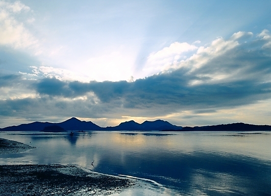 포토 JPG 주간 구름 바다 자연 하늘 풍경 사람없음 야외 강 태양 일출 선유도 국내포토 자연요소 섬 노을 생태계 군산 파일형식