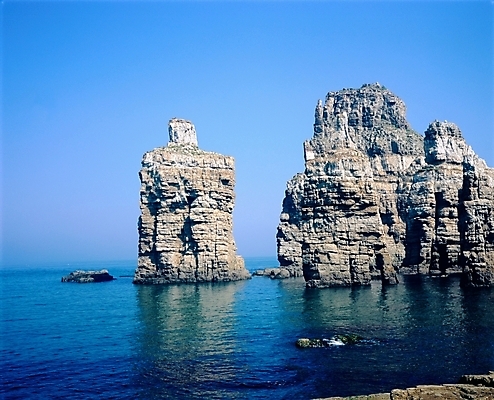 포토 JPG 주간 바다 섬 자연 하늘 풍경 사람없음 야외 절벽 기암절벽 백령도 국내포토 자연요소 생태계 파일형식