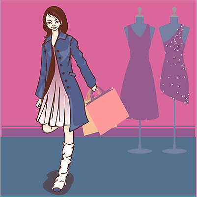 EPS 여자 일러스트 한명 사람 20대 성인 쇼핑 상점 쇼윈도 옷가게 백화점 상업시설 여자만 여자한명만 성인여자만 청년만 청년여자만 성인한명만 청년여자한명만 성인여자한명만 성인만 국내일러스트 1 옷 청년 전시 시설 상업 파일형식 벡터