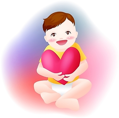 EPS 전신 클립아트 남자 일러스트 사랑 한명 사람 앉기 하트 아기 남자만 남자한명만 아기만 남자아기만 남자아기한명만 국내일러스트 모양 1 감정 모션 파일형식 벡터