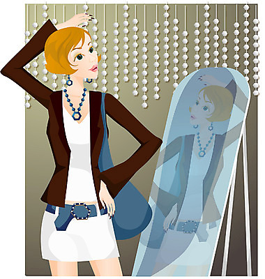 EPS 모델 우먼라이프 라이프스타일 여자 패션 포즈 일러스트 실내 한명 서기 사람 상반신 20대 성인 쇼핑 거울 외출 비즈발 여자만 여자한명만 성인여자만 청년만 청년여자만 성인한명만 청년여자한명만 성인여자한명만 성인만 국내일러스트 1 모션 청년 내부 생활 파일형식 벡터