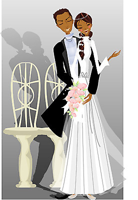 EPS 전신 커플 여자 남자 신부 부케 웨딩드레스 신랑 결혼 의자 일러스트 포옹 서기 사람 정장 턱시도 성인 두명 장미 로맨틱 성인만 국내일러스트 드레스 옷 꽃 꽃다발 가구 컨셉 관계 안기 모션 이벤트 파일형식 벡터