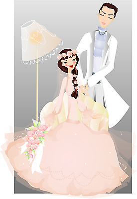 EPS 전신 커플 여자 남자 신부 부케 웨딩드레스 신랑 결혼 일러스트 사람 정장 턱시도 성인 두명 소파 장미 로맨틱 스탠드 성인만 국내일러스트 드레스 옷 꽃 꽃다발 컨셉 의자 관계 조명 이벤트 파일형식 벡터