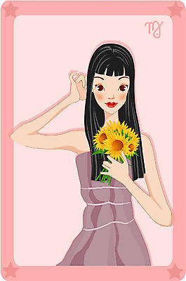 EPS 캐릭터 여자 별 꽃다발 일러스트 한명 사람 20대 성인 별자리 운세 별자리캐릭터 점성술 처녀자리 여자만 여자한명만 성인여자만 청년만 청년여자만 성인한명만 청년여자한명만 성인여자한명만 성인만 일러캐릭터 자연요소 1 꽃 청년 파일형식 벡터