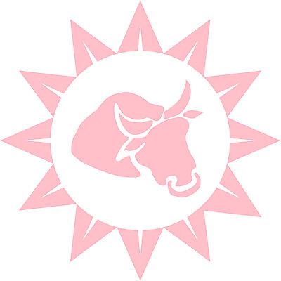 EPS 클립아트 동물 척추동물 한마리 문양 육지동물 디자인 분홍색 컬러 무늬 일러스트 포유류 초식동물 뿔 사람없음 별자리 운세 소 황소 황소자리 국내일러스트 1 파일형식 벡터