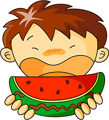EPS 클립아트 남자 얼굴 초등학생 어린이 음식 컬러 조각 과일 일러스트 수박 씨앗 한명 들기 사람 소년 10대 빨간색 초록색 농작물 한조각 남자만 남자한명만 십대만 십대남자만 십대남자한명만 국내일러스트 식물 1 학생 농업 모션 청소년 신체부위 파일형식 벡터