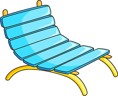 EPS 아이콘 컬러 여행 가구 생활용품 하늘색 의자 레저용품 휴가 사람없음 한개 놀이용품 오브젝트 선베드 해수욕 접이식의자 2D아이콘 1 레저 파란색 파일형식 벡터