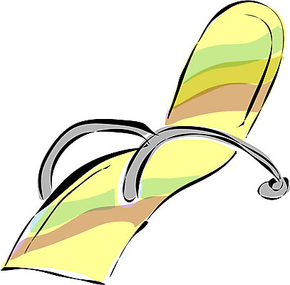 EPS 클립아트 여행 가구 생활용품 의자 일러스트 레저용품 휴가 사람없음 놀이용품 오브젝트 선베드 해수욕 접이식의자 국내일러스트 레저 파일형식 벡터