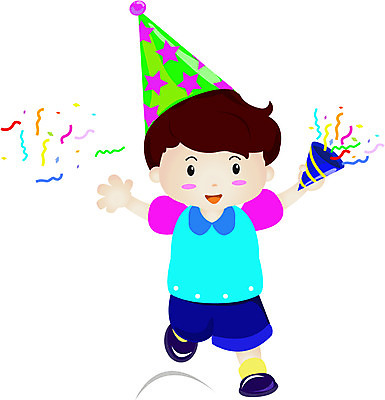 EPS 전신 클립아트 남자 초등학생 어린이 일러스트 팔벌리기 폭죽 한명 서기 들기 사람 이벤트 소년 컬러풀 파티 고깔모자 축하 생일 남자만 남자한명만 어린이만 소년만 소년한명만 국내일러스트 모자_잡화 1 학생 기념일 컬러 컨셉 모션 파일형식 벡터