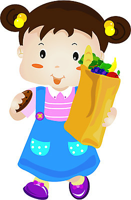 EPS 전신 클립아트 여자 초등학생 어린이 음식 생활용품 과일 일러스트 한명 서기 들기 사람 소녀 쇼핑 장보기 종이봉투 쇼핑백 오브젝트 여자만 여자한명만 어린이만 소녀만 소녀한명만 국내일러스트 1 학생 가방 모션 봉투 파일형식 벡터