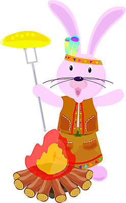 EPS 전신 클립아트 동물 척추동물 캐릭터 한마리 육지동물 창 음식 컬러 동물캐릭터 일러스트 포유류 초식동물 곡류 옥수수 서기 들기 사람없음 장식 갈색 토끼 머리띠 꼬챙이 인디언 전통의상 모닥불 깃털 토끼캐릭터 옥수수구이 일러캐릭터 1 전통 무기 장신구 모션 주방용품 불 아메리카 반려동물 구이 파일형식 벡터