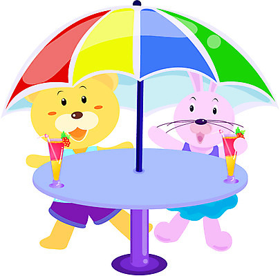 EPS 전신 클립아트 동물 척추동물 캐릭터 육지동물 음료 동물캐릭터 두마리 일러스트 포유류 탁자 휴식 서기 사람없음 컬러풀 주스 토끼 파라솔 토끼캐릭터 곰캐릭터 일러캐릭터 컬러 가구 컨셉 2 곰 모션 반려동물 파일형식 벡터