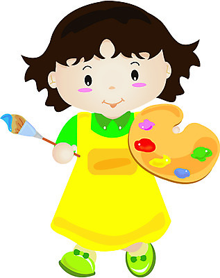 EPS 클립아트 여자 초등학생 어린이 컬러 일러스트 미술 한명 서기 들기 사람 소녀 노란색 물감 미술도구 붓 그리기 팔레트 미술교육 그림도구 여자만 여자한명만 어린이만 소녀만 소녀한명만 국내일러스트 1 학생 교육 모션 문화예술 오브젝트 파일형식 벡터