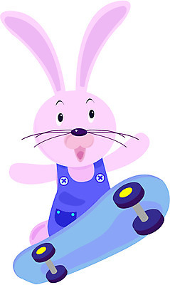 EPS 클립아트 동물 척추동물 캐릭터 한마리 육지동물 동물캐릭터 일러스트 포유류 레저용품 초식동물 사람없음 토끼 스케이트보드 보드 토끼캐릭터 일러캐릭터 1 스포츠 레저 반려동물 보드_스포츠 파일형식 벡터