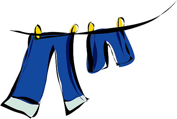 EPS 클립아트 옷 컬러 여행 일러스트 반바지 바지 휴가 사람없음 파란색 청바지 빨래 빨랫줄 빨래집게 긴바지 빨랫감 국내일러스트 줄 가사 하의 집게 파일형식 벡터