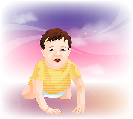 EPS 일러스트 가족 한명 사람 귀여움 육아 아기 아기만 국내일러스트 1 컨셉 관계 파일형식 벡터