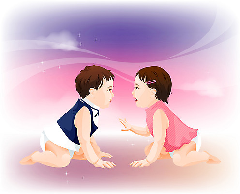 EPS 여자 남자 일러스트 가족 사람 두명 친구 귀여움 육아 국내일러스트 컨셉 관계 파일형식 벡터