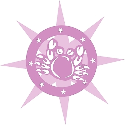 EPS 클립아트 동물 한마리 문양 디자인 별 컬러 무늬 절지류 일러스트 집게 갑각류 사람없음 보라색 바다동물 별자리 꽃게 게 운세 게자리 국내일러스트 자연요소 1 바다 수중동물 파일형식 벡터