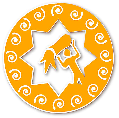 EPS 클립아트 문양 디자인 컬러 무늬 일러스트 한명 들기 사람 주황색 별자리 흐름 운세 물병 쏟아짐 물병자리 흘림 국내일러스트 1 컨셉 모션 물통 파일형식 벡터