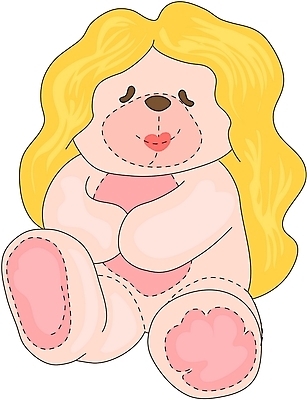 EPS 클립아트 동물 척추동물 캐릭터 한마리 육지동물 긴머리 인형 동물캐릭터 일러스트 포유류 상상 앉기 사람없음 금발 곰인형 별자리 운세 곰캐릭터 처녀자리 일러캐릭터 1 헤어스타일 곰 모션 파일형식 벡터