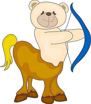 EPS 클립아트 동물 척추동물 캐릭터 한마리 육지동물 인형 동물캐릭터 일러스트 포유류 화살 서기 들기 사람없음 곰인형 별자리 운세 말_동물 궁수자리 활 곰캐릭터 궁수 일러캐릭터 1 곰 모션 파일형식 벡터