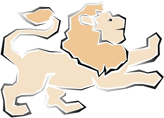 EPS 클립아트 동물 척추동물 한마리 육지동물 컬러 일러스트 포유류 사람없음 갈색 별자리 운세 사자 갈기 사자자리 국내일러스트 1 파일형식 벡터